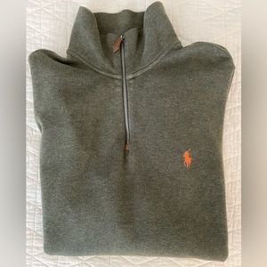 Polo by Ralph Lauren Olive Green Zip Up Sweater